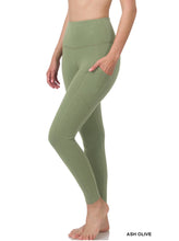 Load image into Gallery viewer, Zenana Wide Waistband Pocket Full Length Leggings
