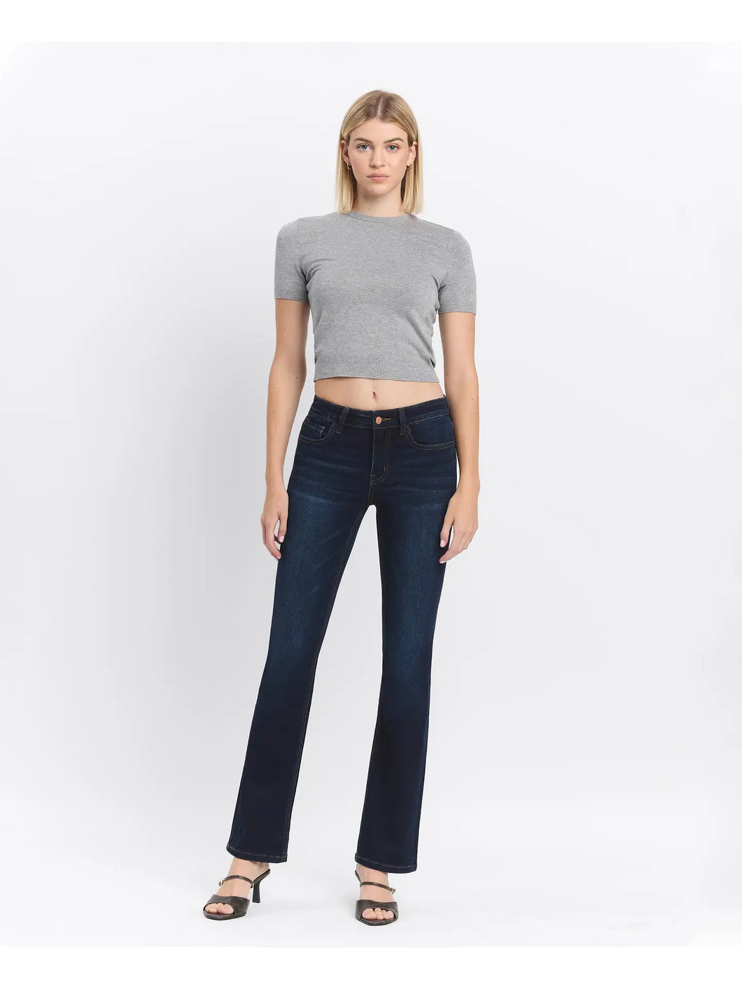 Vervet Miranda Mid Rise Bootcut Jeans