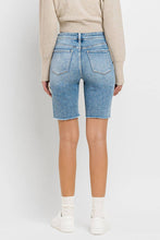 Load image into Gallery viewer, VERVET VALERIE HIGH RISE RAW HEM BERMUDA SHORTS
