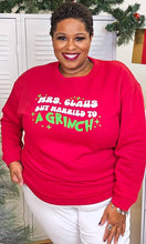 Load image into Gallery viewer, Mrs. Claus But Married to A Grinch Graphic Sweatshirt
