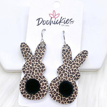 Load image into Gallery viewer, New Acrylic Leopard Bunny Tails -Earrings
