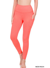 Load image into Gallery viewer, Zenana Wide Waistband Pocket Full Length Leggings
