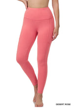 Load image into Gallery viewer, Zenana Wide Waistband Pocket Full Length Leggings
