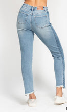 Load image into Gallery viewer, Judy Blue Vintage Wash Side Panel Detail with Fray Hem Slim
