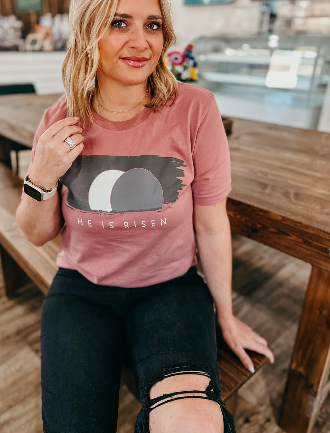 HE IS RISEN Graphic Tee