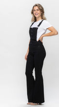 Load image into Gallery viewer, Judy Blue Black High Waist Control Top Retro Flare Overall
