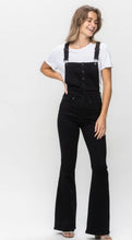 Load image into Gallery viewer, Judy Blue Black High Waist Control Top Retro Flare Overall
