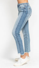 Load image into Gallery viewer, Judy Blue Vintage Wash Side Panel Detail with Fray Hem Slim
