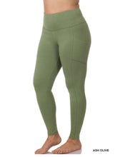 Load image into Gallery viewer, Zenana Plus Wide Waistband Pocket Full Length Leggings
