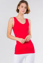 Load image into Gallery viewer, Reversible V or U Neckline Seamless Tank
