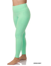 Load image into Gallery viewer, Zenana Plus Wide Waistband Pocket Full Length Leggings
