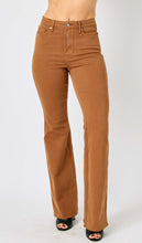 Load image into Gallery viewer, Judy Blue Tummy Control Flare Jeans - Brown
