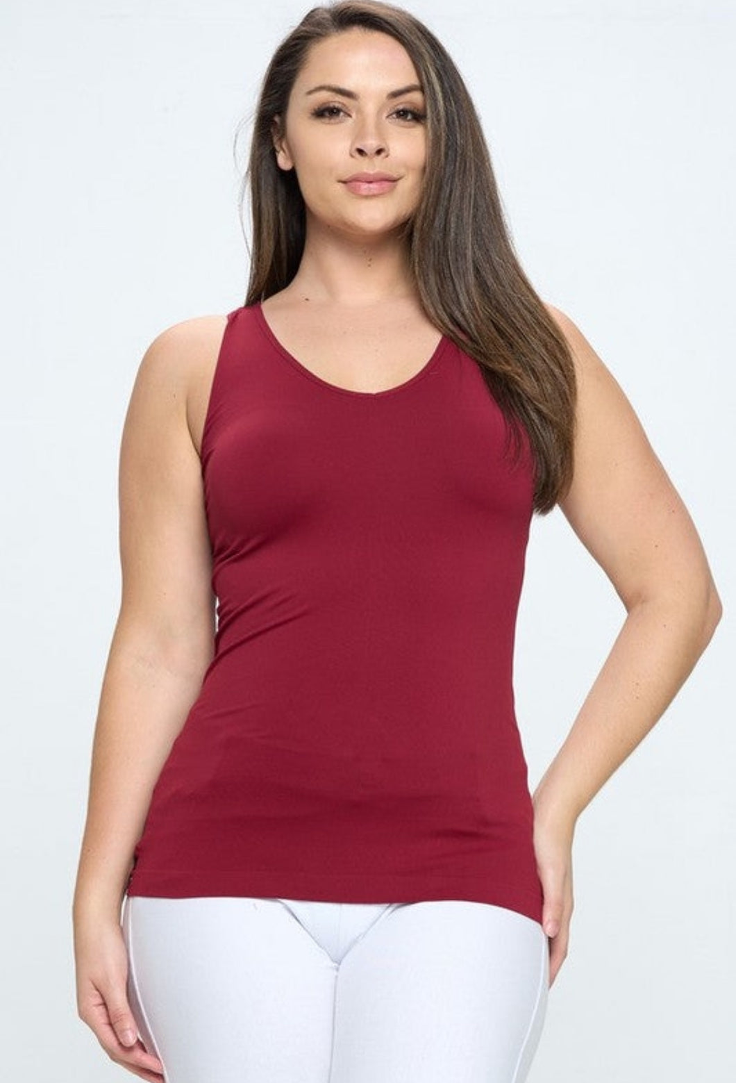 Reversible V or U Neckline Seamless Tank
