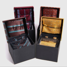Load image into Gallery viewer, Men&#39;s Boxed Tie, Hanky and Pin Set
