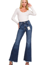Load image into Gallery viewer, Zenana HIGH RISE BELL BOTTOM JEANS - krisglamcloset
