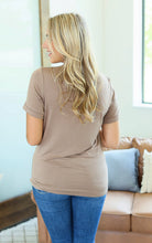 Load image into Gallery viewer, Michelle Mae Sophie Pocket Tee - Mocha
