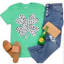 Load image into Gallery viewer, Green Clover Graphic Tee
