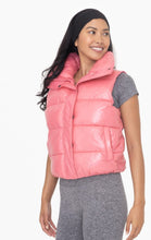 Load image into Gallery viewer, Glossy Faux Patent Leather Vest - krisglamcloset
