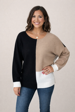 Load image into Gallery viewer, They Are Mine Colorblock Sweater - krisglamcloset
