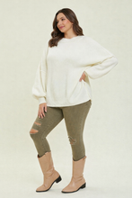 Load image into Gallery viewer, SOFT HIGH NECK OVERSIZED SWEATER - krisglamcloset
