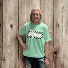 Load image into Gallery viewer, Checkered Mama Puff Print Tee
