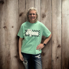 Load image into Gallery viewer, Checkered Mama Puff Print Tee
