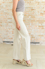 Load image into Gallery viewer, Selena High Rise Distressed 90's Straight Jeans in Bone - krisglamcloset
