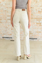 Load image into Gallery viewer, Selena High Rise Distressed 90's Straight Jeans in Bone - krisglamcloset
