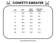 Load image into Gallery viewer, ONLINE ONLY Confetti Sweater - Charcoal
