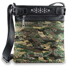 Load image into Gallery viewer, Camo Design Rhinestone Crossbody Sling - Camo
