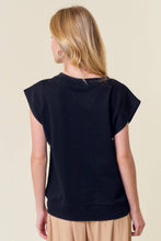 Load image into Gallery viewer, COTTON FRENCH TERRY CREW NECK MUSCLE SWEATSHIRT
