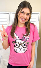 Load image into Gallery viewer, Poppy The Bunny Loves Her Leopard Specs T-Shirt
