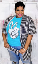 Load image into Gallery viewer, Blue Peace Bunny T-Shirt
