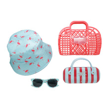 Load image into Gallery viewer, Kids Sunglasses with Hat + Case and Bag Summer Spring Set
