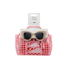 Load image into Gallery viewer, Kids Sunglasses with Case and Bucket Hat Spring Summer Set
