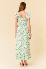 Load image into Gallery viewer, Bloom &amp; Smock Floral Midi Dress

