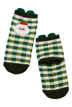 Load image into Gallery viewer, Kids Christmas Festive Elastic Quarter Socks
