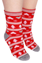 Load image into Gallery viewer, Christmas Festive Elastic Crew Socks
