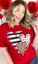 Load image into Gallery viewer, Doodle Hearts Valentine T-Shirt
