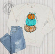 Load image into Gallery viewer, Sassy Stack of Pumpkins Sweatshirt
