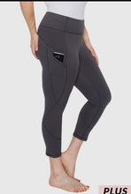 Load image into Gallery viewer, Zenana High Waist Capri Yoga Pants with Side Pockets
