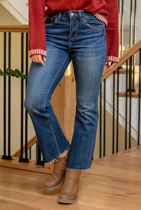 Lovervet by Vervet Tummy Control High Rise Jeans - krisglamcloset