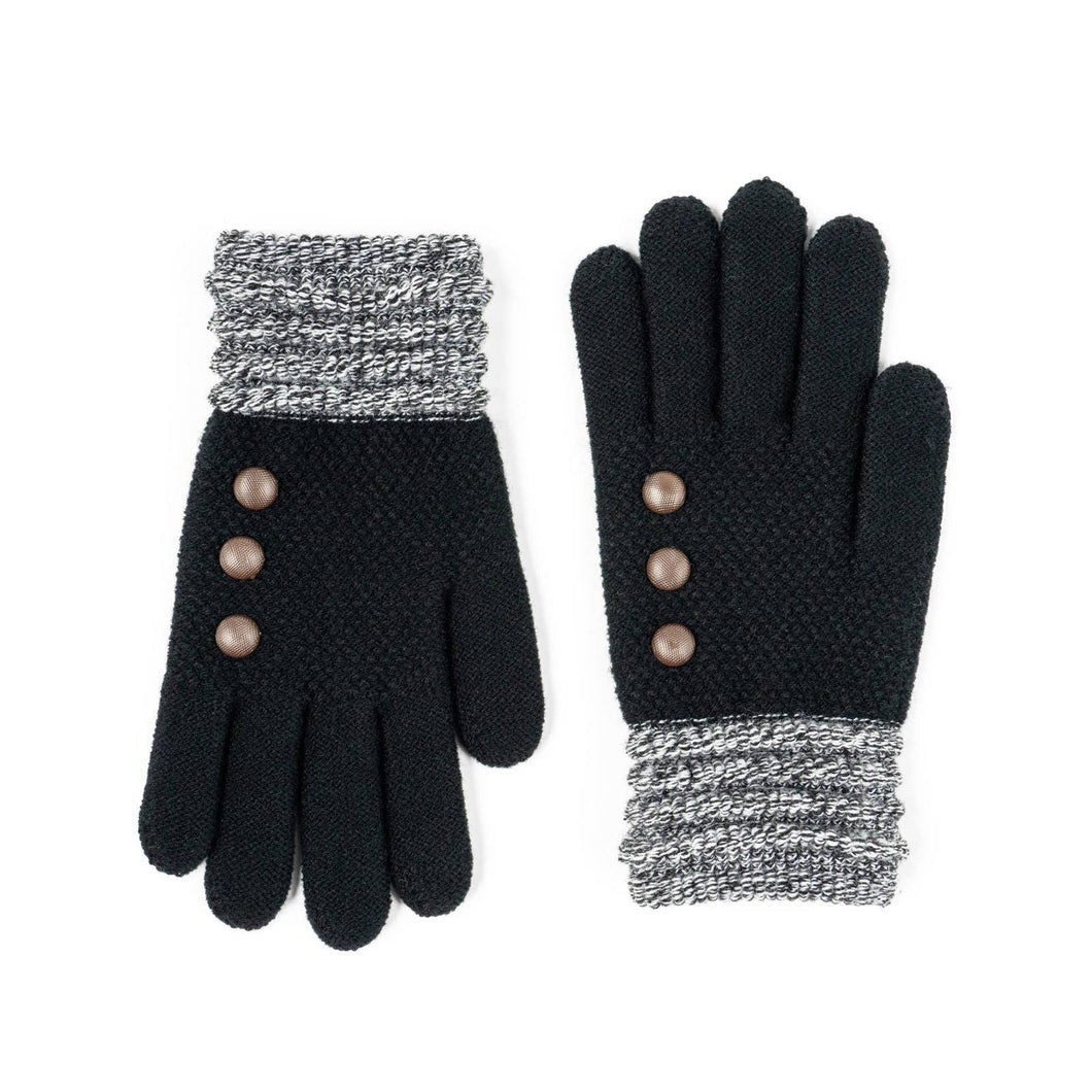 Britt's Knits Originals Gloves: Black