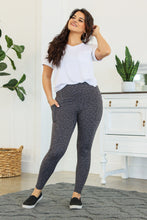 Load image into Gallery viewer, Michelle Mae Athleisure Leggings - Charcoal Leopard
