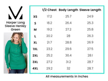 Load image into Gallery viewer, Michelle Mae Harper Long Sleeve Henley - Green
