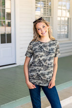 Load image into Gallery viewer, CAMO CREW NECK TEE
