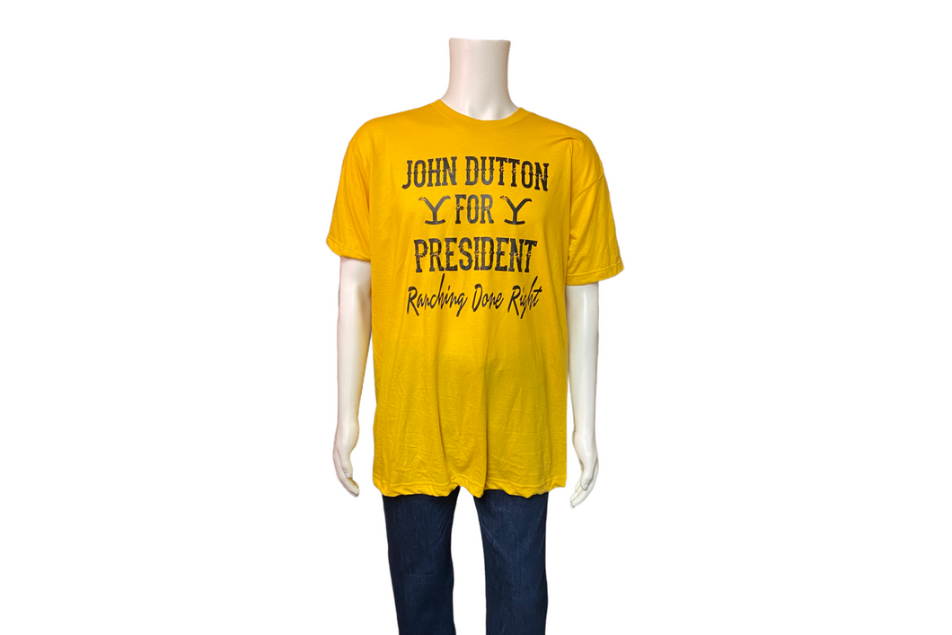 Unisex Yellowstone John Dutton For President Ranching Done Right T-Shirt