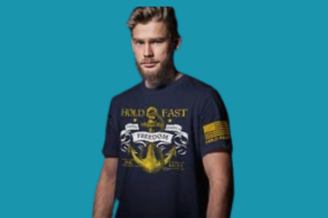Men's HOLD FAST Fast Anchor Navy T-Shirt