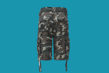 Load image into Gallery viewer, Men&#39;s Camo Cargo Shorts

