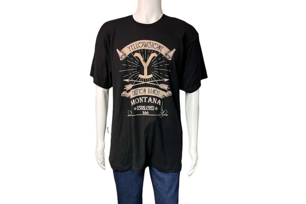 Unisex Yellowstone Ranch Retro Est 1886 T-Shirt
